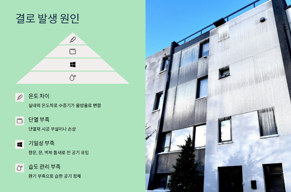 아파트 겨울철 결로 발생 원인과 부실시공 및 보수방법12