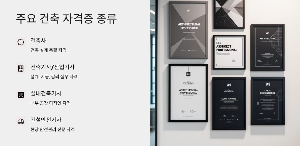 건설 건축 관련 기사 자격증 종류와 취업 방향