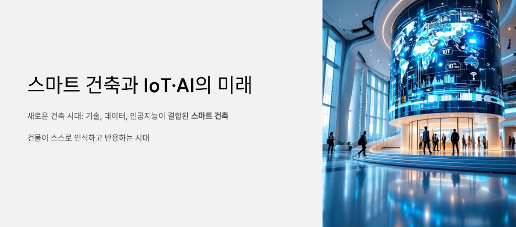 스마트 건설, 건축 과 IoT·AI, 디지털 전환