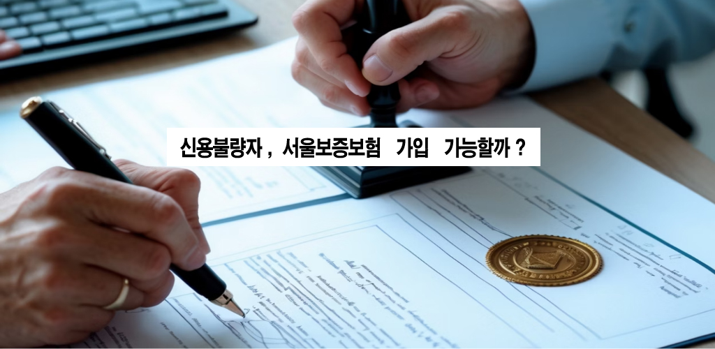 신용불량자, 서울보증보험 가입 가능할까?
