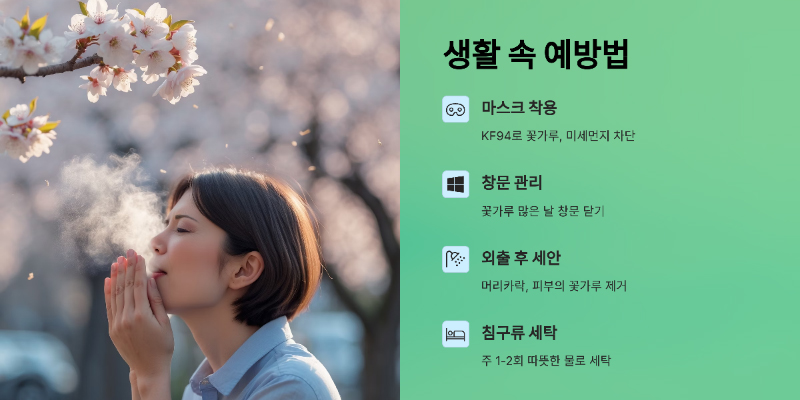 봄철 알레르기 비염 어떻게 이겨낼까? 예방법 부터 좋은 음식까지!