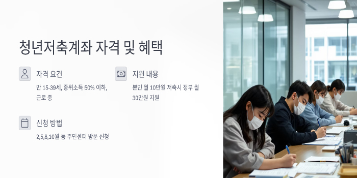 서울시 마포구 청년저축계좌 신청 방법 및 자격