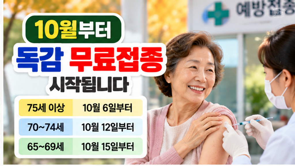 65세 이상 독감 예방접종