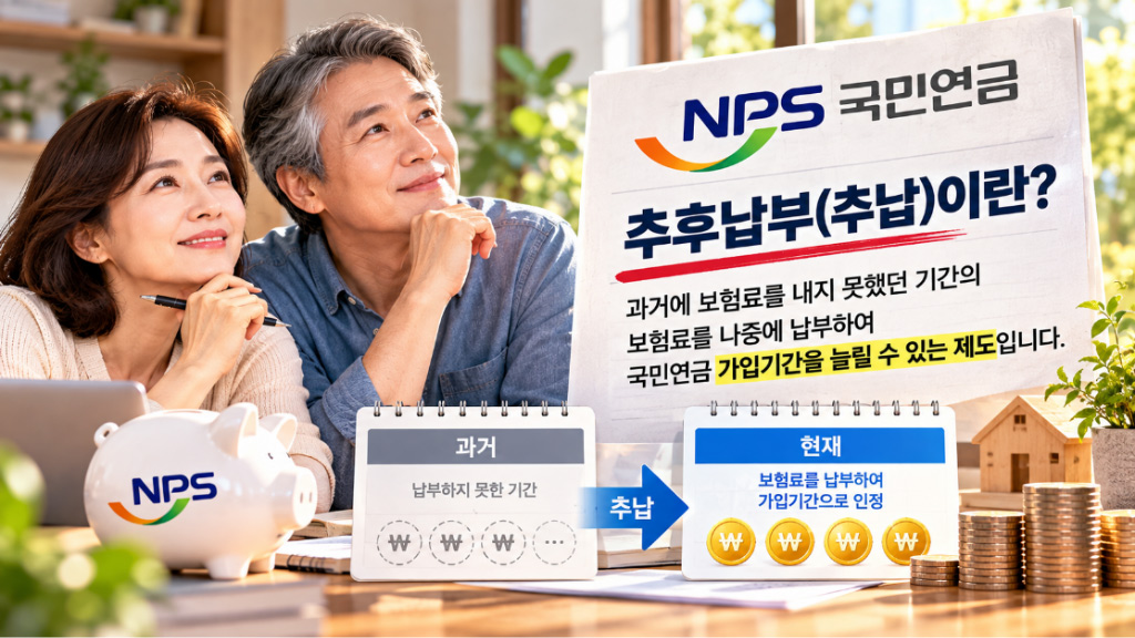 국민연금 추납 난리난 이유
