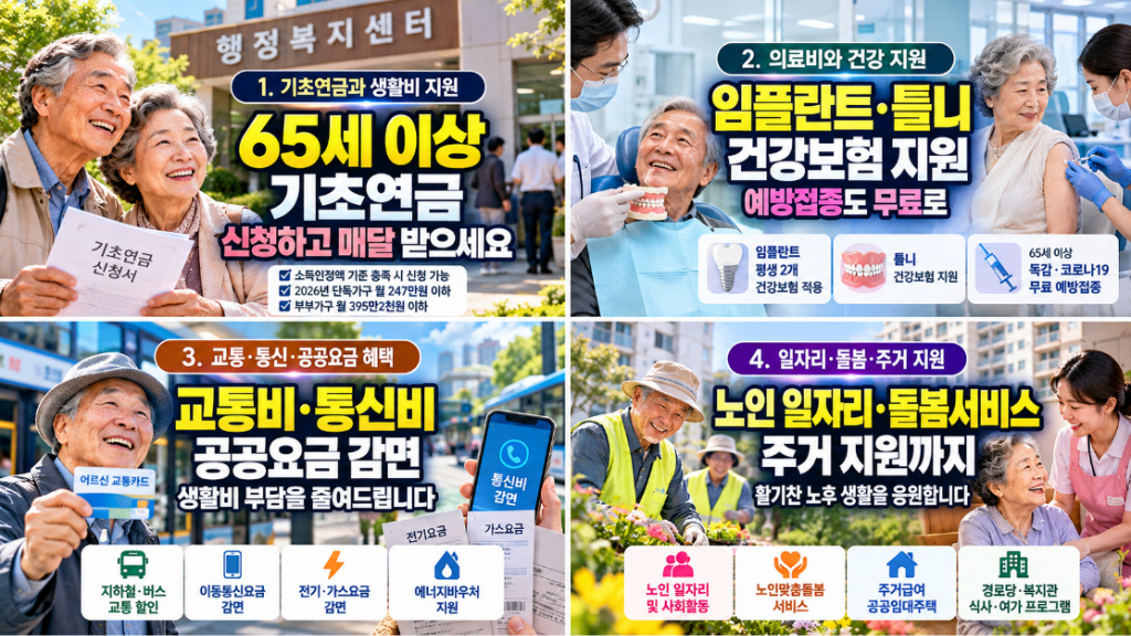 교통·통신 및 공공요금 감면