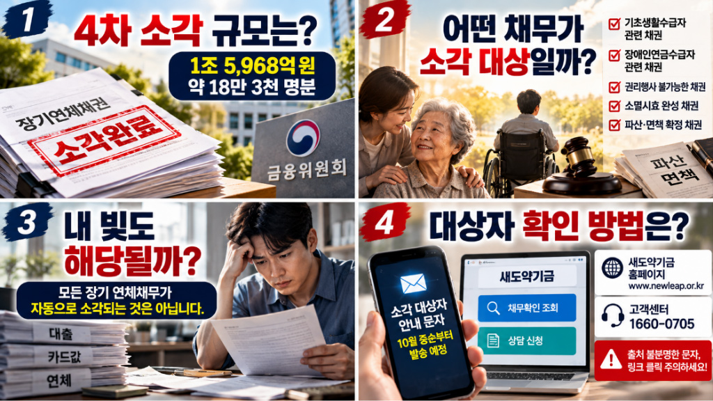 어떤 채무가 소각 대상에 포함됐나?
