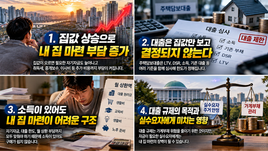 대출 규제의 목적과 실수요자에게 미치는 영향