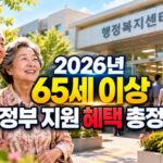 2026년 65세 이상 정부 지원 총정리: 기초연금·의료비·교통 할인·돌봄 서비스 신청 방법
