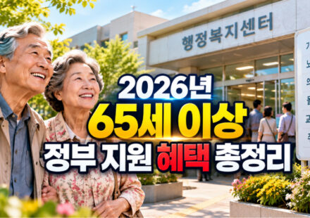 2026년 65세 이상 정부 지원 총정리: 기초연금·의료비·교통 할인·돌봄 서비스 신청 방법