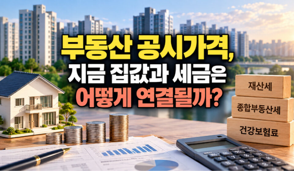 부동산 공시가격과 실거래가의 차이: 2026년 재산세·종합부동산세 영향 분석
