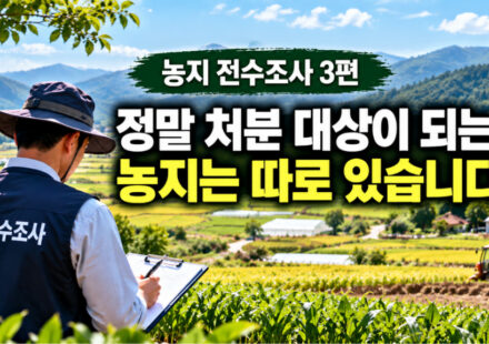 농지 전수조사 3편｜농사를 안 짓는다고 모두 처분?